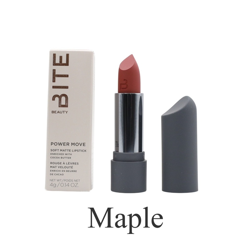 Bite Beauty - Power Move Soft Matte Lipstick - Maple‎ - 0.14 oz.